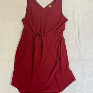 Eddie Bauer | Departure Easy Tank Dress - Women's Red Travel Dress | Size L